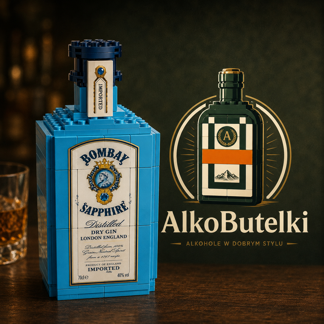 Zestaw Butelki z klocków - AlkoButelki™