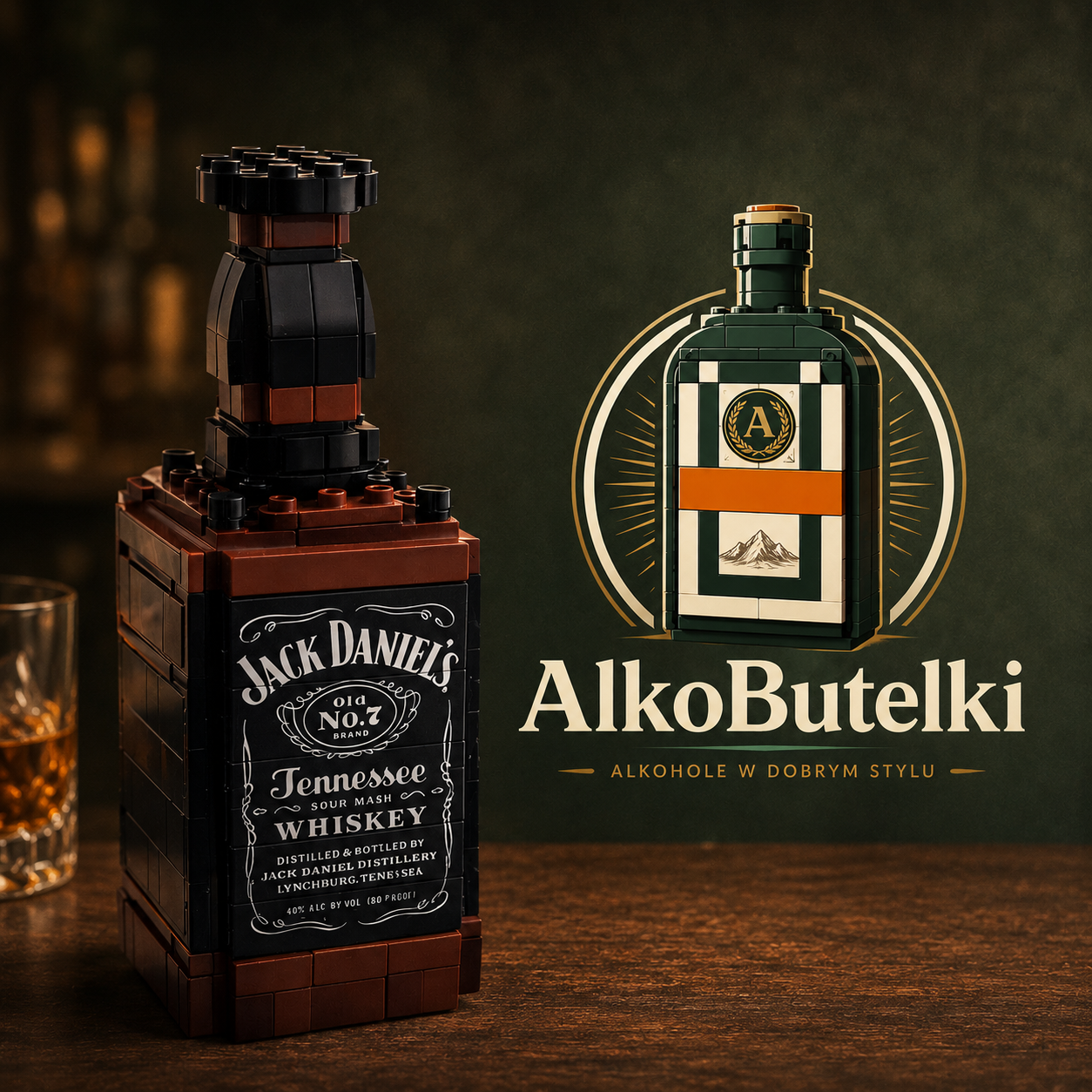 Zestaw Butelki z klocków - AlkoButelki™